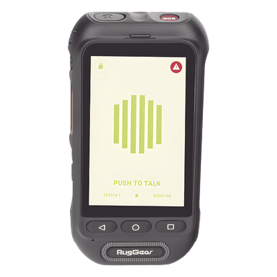 Radio PTT LTE / Altavoz 105 dB / Batería 3000 mAh / Wi-Fi Dual / Bluetooth 4.2 BLE / Android Go
