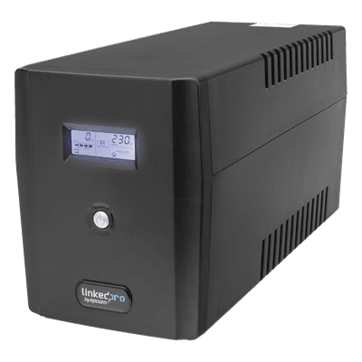 UPS de Línea Interactiva / 1500 VA / 900 W / 8 Tomas NEMA 5-15R / Pantalla LCD / AVR Boost/Buck / Protección RJ45