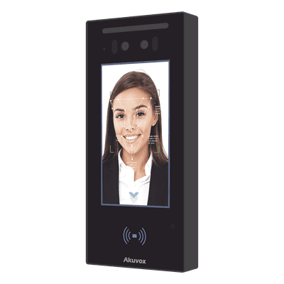 Frente de Calle IP / Pantalla Táctil IPS 5 Pulgadas / Doble Cámara 2 Megapixel / Reconocimiento Facial / Bluetooth / NFC / RFID 13.56 MHz / IP65