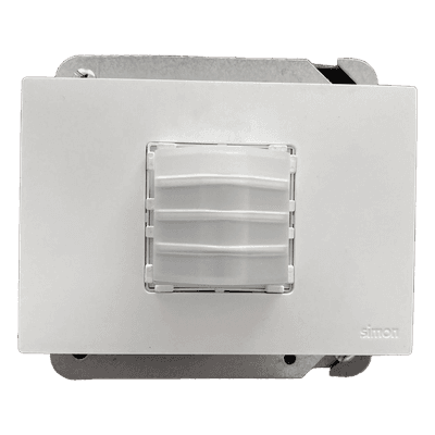 Marco para caja americana / Montaje vertical y horizontal / IP20 / Termoestable con bastidor metálico / Blanco