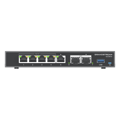 Router Firewall / IP PBX 24 Usuarios / Switch PoE 4 Puertos / SFP 2.5G / VPN 2.5 Gbps / 3x WAN Configurables