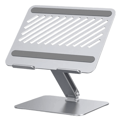 Soporte para Laptop / Aluminio de Alta Resistencia / Ajuste 180° / 10 a 17.3 Pulgadas / Carga 5 kg / Plegable y Portátil