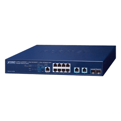 Switch Administrable Capa 3 / 8 Puertos 2.5G BASE-T / 2 Puertos 10G BASE-T / 2 Puertos SFP+ 10G