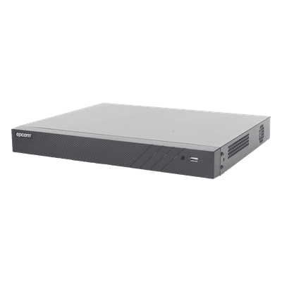 DVR Pentahíbrido / 32 Canales TurboHD + 8 Canales IP / 5 Megapixel Lite / AcuSense / Audio Bidireccional Coaxitron / 2 Bahías HDD / H.265+ / Salida Full HD