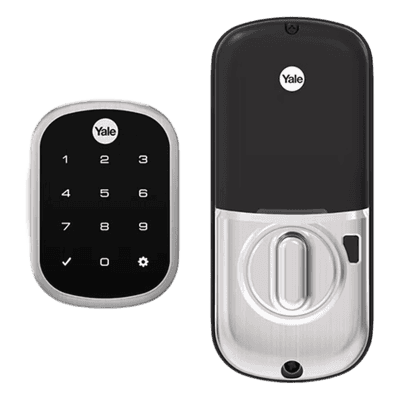 Cerradura Digital / Control Remoto / Zigbee y Z-Wave Plus / Alexa y Google Home / Puertas 35-55mm (1.4-2.2 pies) / 25 Usuarios PIN / Uso Residencial y Comercial