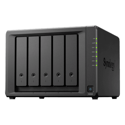 Unidad de Expansión NAS / 5 Bahías SATA / Intercambio en Caliente / USB Tipo-C / HDD y SSD 2.5" y 3.5"