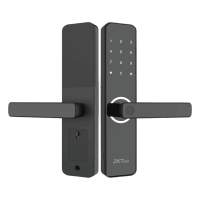 Cerradura Inteligente / Huella Digital y Wi-Fi / Mortise Europeo DIN / 300 Usuarios / App ZSmart / Carga Emergencia Micro-USB