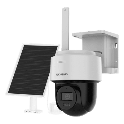 Kit Solar IP PT / 4 Megapixel / AOV 24/7 / 4G LTE / Dual Light 30 m (98.4 ft) / Panel Solar 8W + Batería 9000 mAh / IP66