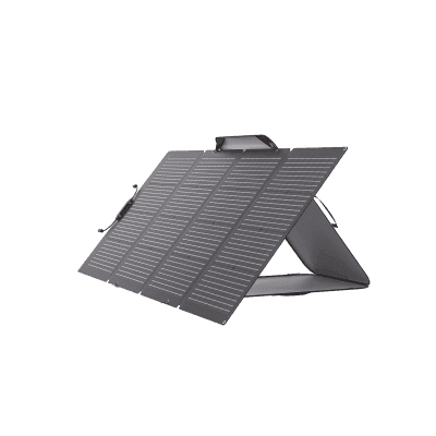 Panel Solar Bifacial / 220W Frontal + 155W Trasera / IP68 / Ajuste de Ángulo / Cable XT60 a MC4 / Portátil y Flexible