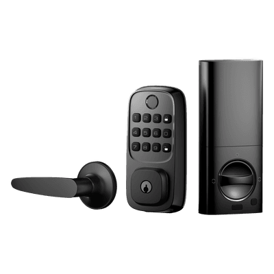 Cerradura Inteligente WiFi / Escáner de Huellas Dactilares / Teclado Numérico / Control por App / 8 Baterías AA / Bloqueo Manual y Automático / Compatible con Puertas 35-55 mm