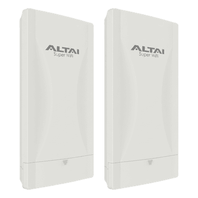 Punto de Acceso Wi-Fi 6 Exterior / Kit 2 Unidades / Sectorial 80° / Cobertura 600 m (1968.5 ft) / MIMO 2x2 / Doble Banda / Hasta 2.976 Gbps / IP55