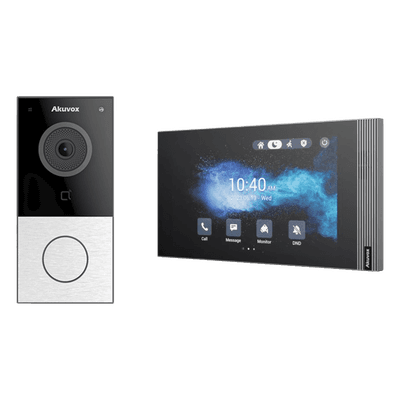 Kit Videoportero IP Wi-Fi 6 / Cámara 2 Megapixel / Control de 1 Puerta / PoE / Bluetooth / NFC / MIFARE / ONVIF / IP65
