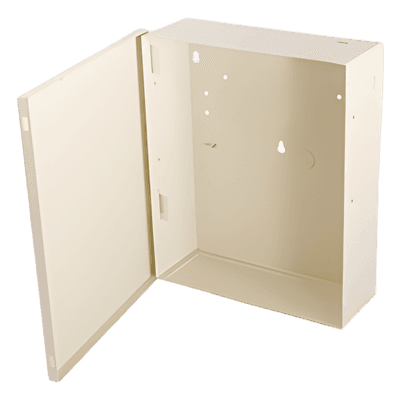 Gabinete Metálico de Pared / Acero Calibre 26 / 232 x 281 x 85 mm / Interior / Puerta Desmontable