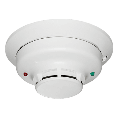 Detector Fotoeléctrico de Humo / 2 Hilos Bifilar / LED Bicolor / Compensación Automática / UL268