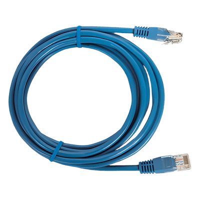Cable de Parcheo UTP Cat6 / 2 Metros (6.56 Pies) / Azul / 1 Gbps / RJ45
