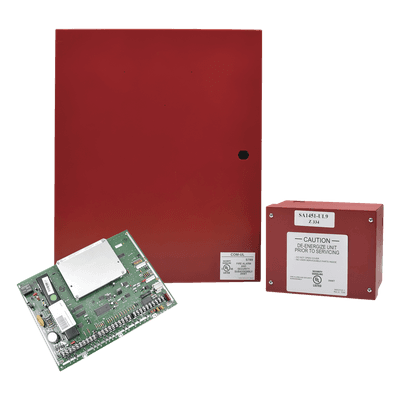 Panel de Alarma Comercial / 128 Zonas / 8 Particiones / 2 Circuitos NAC 2.3 A / Listado UL / NFPA 72