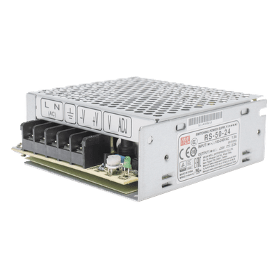 Fuente de Poder Conmutada / 50W / 24Vcc / 2.2A / Entrada 100-240Vca / 3.82 x 1.42 x 3.90 pulgadas