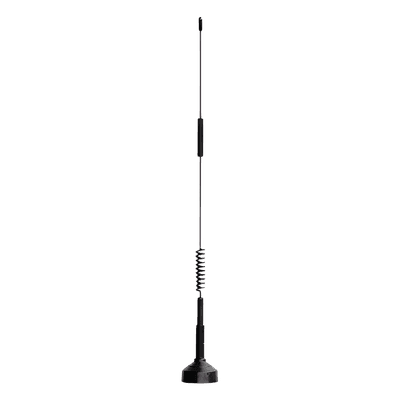 Antena Móvil Omnidireccional / Dual Banda 806-894 MHz / 1850-1990 MHz / Ganancia 4.9-5.9 dBi / Montaje NMO 35.3 cm / 4G LTE
