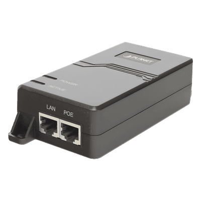 Inyector PoE / 802.3bt 60W / 4-Pares UTP / Gigabit 10/100/1000 Mbps / Alcance 100m (328 pies) extensible a 300m (984 pies)