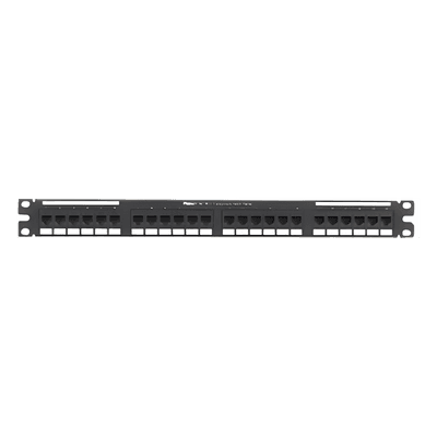 Panel de Parcheo / Cat 6 / 24 Puertos / 1UR / Punchdown 110 / Rack 19"