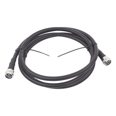 Cable Coaxial de RF / 50 Ω / 2 m (6.56 pies) / Conectores N Macho / Atenuación 19.7 dB/100m a 2.0 GHz