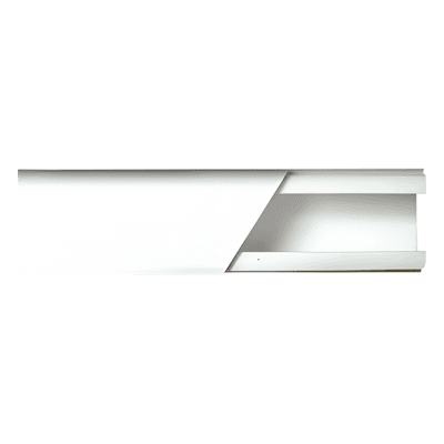 Canaleta PVC / 1 Vía / 20 x 17 mm / Tramo 2.5 m / Autoextinguible / Resistencia UV 500 hrs / -20°C a +85°C