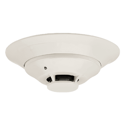 Detector de Humo para Ducto / Fotoeléctrico / Bajo Perfil / Flujo 0 a 914.4 m/min (3,000 ft/min) / Montaje Colgante / UL 268A
