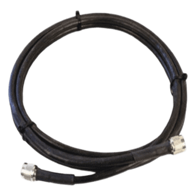 Jumper Coaxial / Baja Pérdida Equivalente LMR400 / 10.31 mm Diámetro / N Macho / 3.05 m (10 Pies) / Blindaje >90 dB