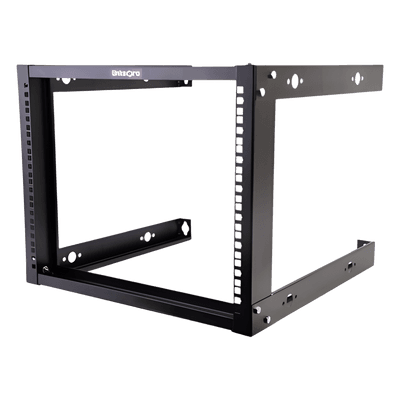 Rack Abierto de Pared / 19in / 8U / 418 x 350 x 500 mm / 1.37 x 1.15 x 1.64 ft / Acero Reforzado / Interior