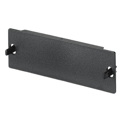 Placa Ciega / Reserva Espacio Paneles Fibra Óptica / TIA/EIA-568-C.3 / Color Negro
