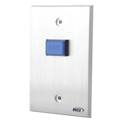 Botón de Salida / Aluminio Reforzado 1/4' / Iluminación LED 12V/24V / DPDT 5A @ 250V / Anti-Vandalismo / NO/NC