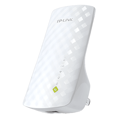 Repetidor WiFi / Doble banda AC / 750 Mbps / 2.4 y 5 GHz / Puerto Ethernet 10/100 Mbps