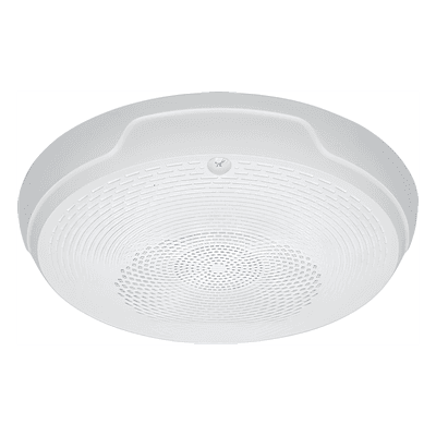 Bocina de Techo para Evacuación por Voz / Doble Voltaje 25/70.7 V / Potencia Seleccionable 1/4 a 2 W / Rango 400 a 4,000 Hz / Sin Estrobo / Montaje Plug-In