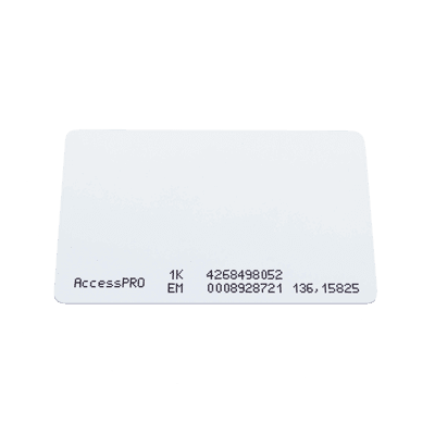 Tarjeta Dual de Acceso / 125 kHz EM + 13.56 MHz / 1 KB / Wiegand 26/34 Bits / CR80
