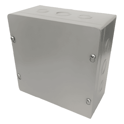 Caja de Pase / 20 x 20 x 10 cm (7.87 x 7.87 x 3.94 in) / NEMA 1 / Uso Interior