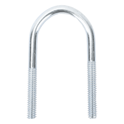 Abrazadera Tipo U / 1 1/4" / Acabado Electro Zinc / Sin Tuercas Ni Arandelas
