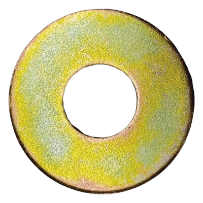 Arandela Plana / 1/4" (6.3 mm) / Acabado Níquel-Cromado Tropicalizado / Uso Exterior y Ambientes Húmedos