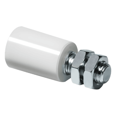 Rodillo de Nylon / Diámetro 39 mm / Cuerpo de Acero Galvanizado / Par de Apriete 5,30 Nm / M16 / Placa Guía 24 mm