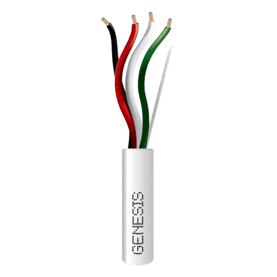 Cable para Bocina / 4x16 AWG / 152 m (500 ft) / Libre de Oxígeno / Riser / Blanco