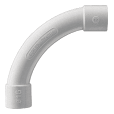 Curva para Tubería Rígida / 50 mm / PVC Auto-extinguible / Libre de Halógenos / Datos y Telecomunicaciones