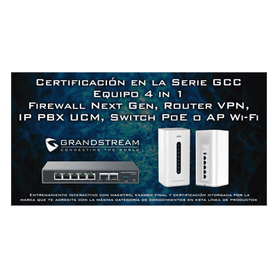 Certificación en Ciberseguridad Perimetral / Firewall Integrado / IDS/IPS / Control de Acceso Web / Anti-Malware