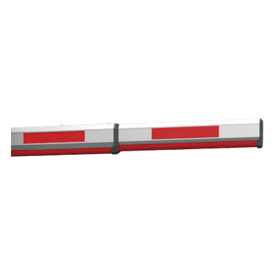 Brazo Telescópico Octogonal / Aluminio de Alta Resistencia / Extensión 3.6 a 6 m (11.8 a 19.7 ft) / 5.2 kg / Franja Roja de Advertencia