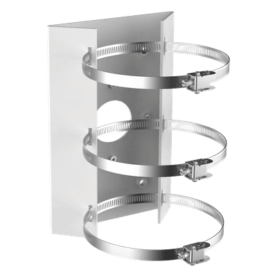 Soporte de Montaje en Poste / Ajustable / Interior y Exterior / Carga 10 kg (22.05 lb) / 240 mm (9.45 in)