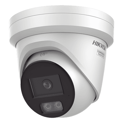 Turret IP / 6 Megapixel / Lente 2.8 mm / 98 ft IR + Luz Blanca / 2 Micrófonos / IP67 NEMA 4X / WDR 130 dB / AcuSense 3.0 / AcuSeek