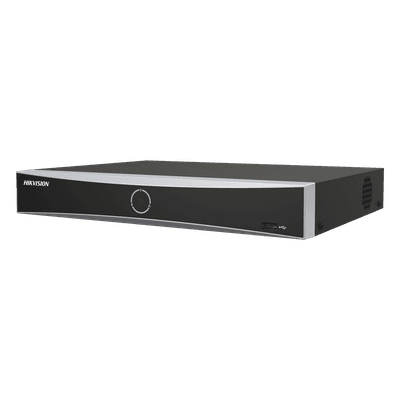 NVR IP / 8 Canales / 12 Megapixel (4K) / AcuSense / Reconocimiento Facial 20,000 Rostros / 1 Bahía HDD 16 TB / HDMI 4K