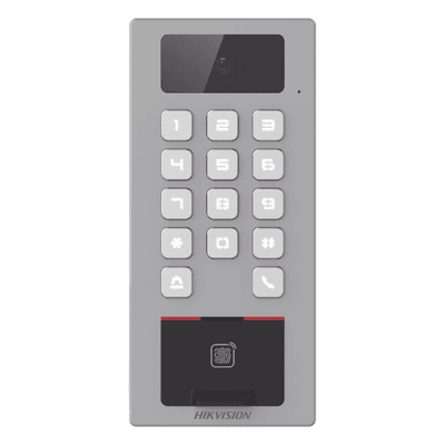 Terminal de Acceso Biométrico / Videoportero 2 MP / IP65 & IK09 / PoE / 10,000 Huellas / 100,000 Tarjetas