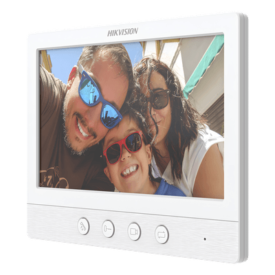 Monitor Adicional para Videoportero / Pantalla 7 Pulgadas / Resolución 1024x600 / Botones Mecánicos / Instalación 4 Hilos 100 m (328 ft)