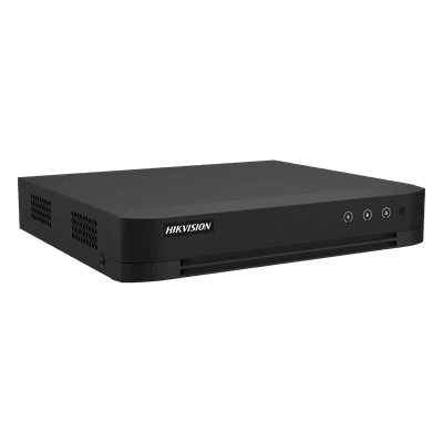 DVR Pentahíbrido / 8 Canales / 4K 8 Megapixel / H.265+ / AcuSense / Audio Bidireccional / 1 Bahía HDD 10 TB / Salida Full HD
