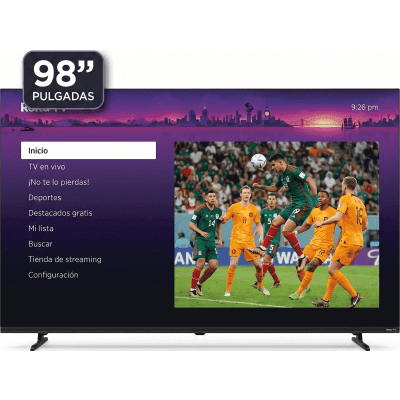Smart TV QLED / 98 pulgadas / 4K UHD / Dolby Audio 12W+12W / 3 HDMI ARC-CEC / Wi-Fi / VESA 700×400