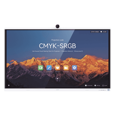 Pantalla Interactiva / 65" / 4K UHD / Wi-Fi 6 / Cámara 4K / BYOM / Altavoz 40W / Micrófono 12 m (39.4 ft)